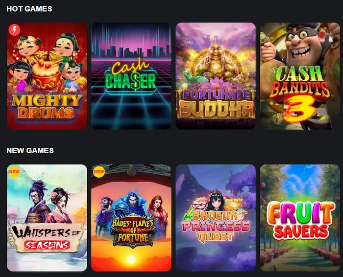 หน้าจอแสดงเกมสล็อต Spade Gaming หลากหลายเกม สำหรับผู้เล่นไทย